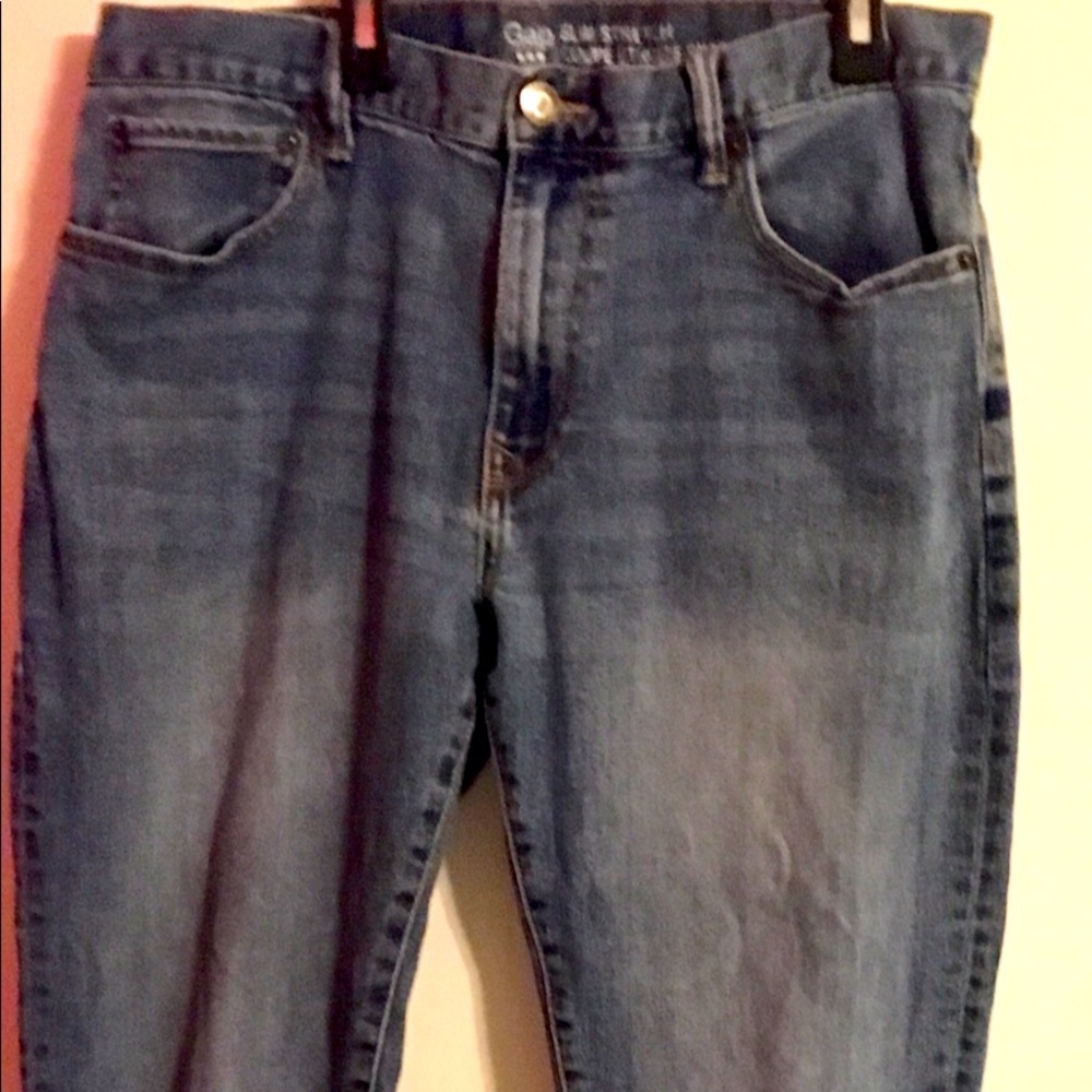 Gap Womens Slim stretch jeans Sz 34x34 Must See!!